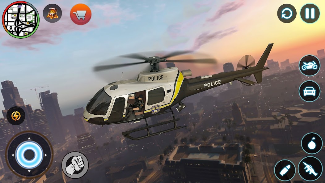 Police Thief Games: Cop Sim 2.1.4 APK + Mod (Unlimited money) para Android