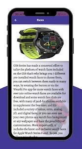 GS8 smart watch Guide