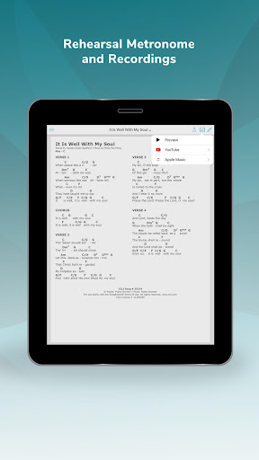Screenshot of Charts by WorshipTools