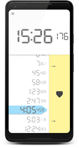 Android application Split Stopwatch: Multi-Athlete screenshort