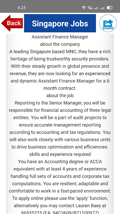 Singapore Jobs - 2.0.0 - (Android)