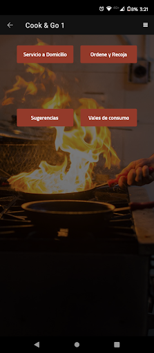 Android application Cook & Go screenshort