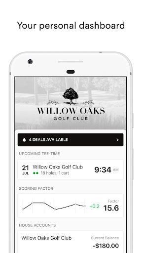 Willow Oaks Golf Club Screen 2