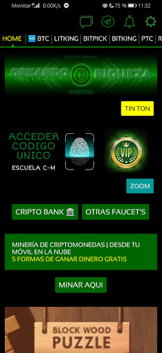 Android application CRYPTO-MONEY screenshort