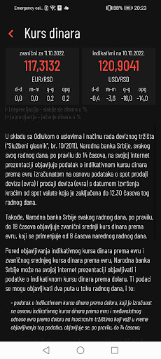 Kursna lista Screen 2