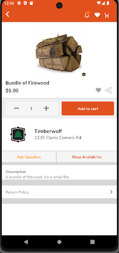 Firewood Direct Screen 3