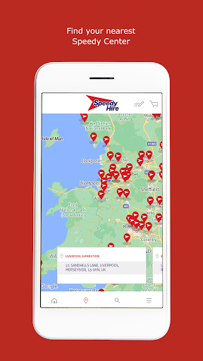 Android application Speedy Hire screenshort