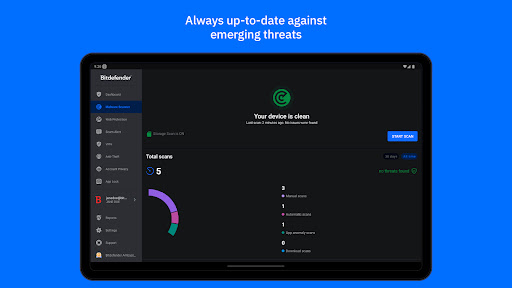 Screenshot of Bitdefender Security Antivirus