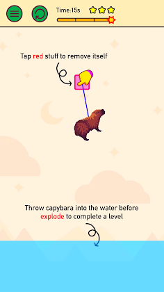 Capybara Swing - Puzzle Game - Screenshot 1