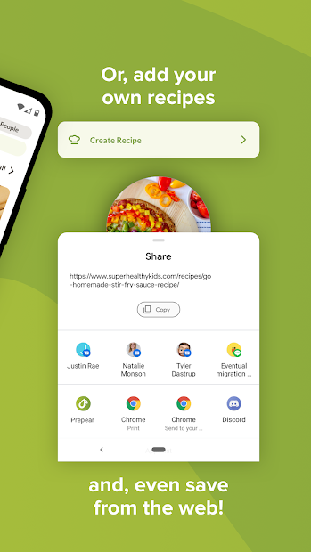 Captura de Pantalla 4 Prepear - Meal Planner, Grocery List, & Recipes android