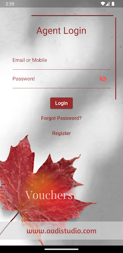Android application Vouchers screenshort