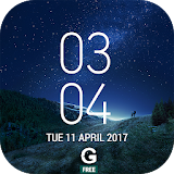 Galaxy S8 Plus Digital Clock Widget icon