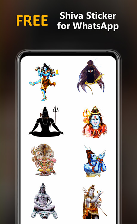 WAStickerApps - Shiva Stickers - 4.2 - (Android)