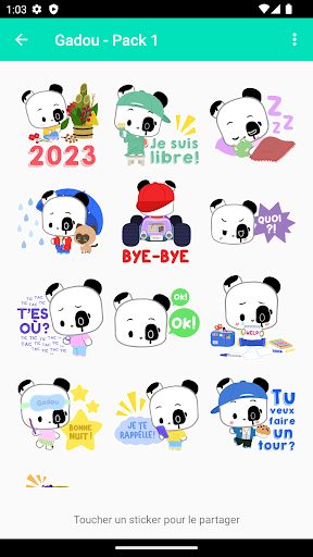 Les Stickers de Gadou Screen 3