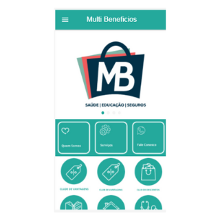 Android application multi beneficios screenshort
