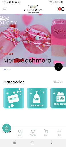 Android application Oleology Soap screenshort