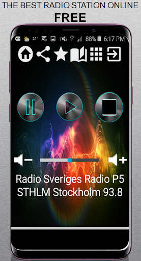 Android application SV Radio Sveriges Radio P5 STH screenshort