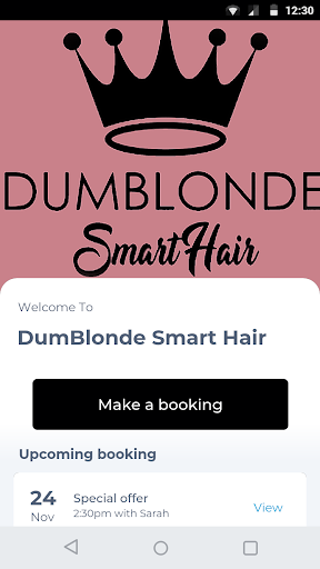 Android application DumBlonde Smart Hair screenshort