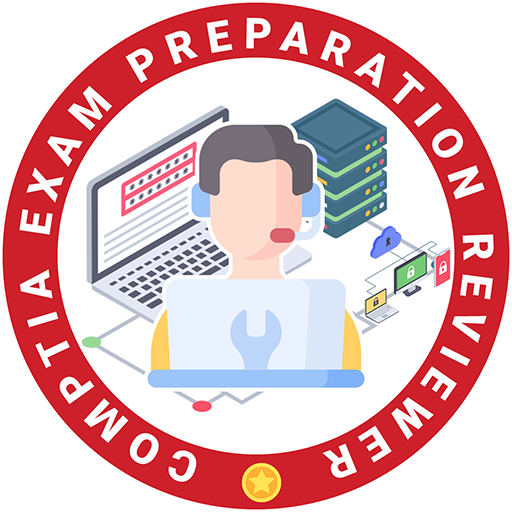 CompTIA Exam Reviewer 2024 logo