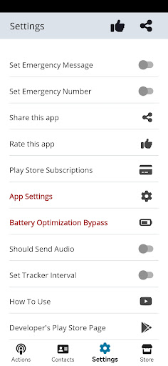App screenshot