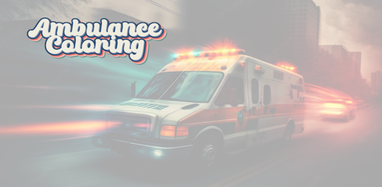 Coloring Rescue Ambulance