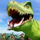 Wild Dinosaur Attack In City icon