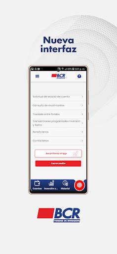 BCR Fondos Screen 2