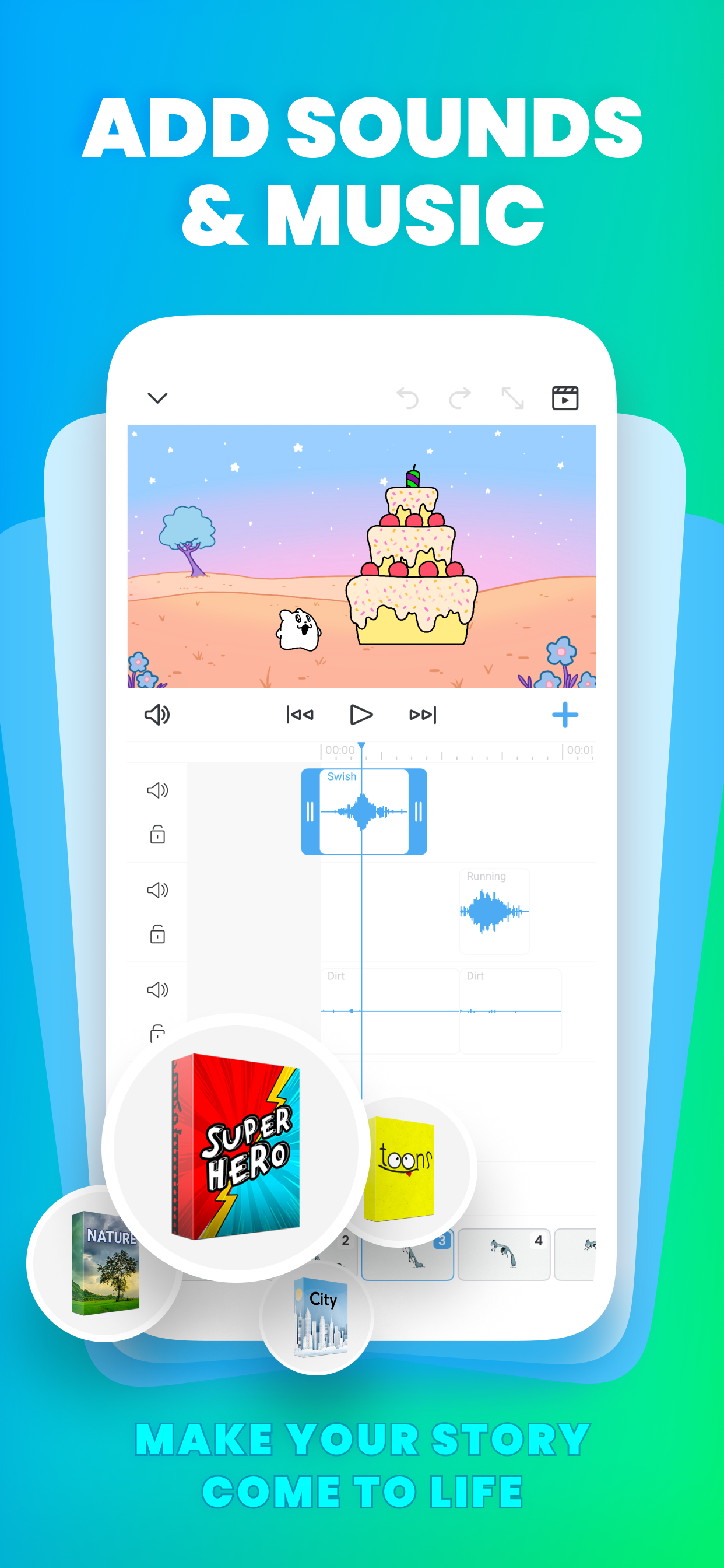 Android application FlipaClip: Create 2D Animation screenshort