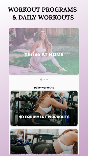 Screenshot of Thrive By Katie