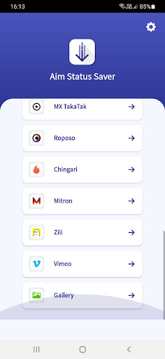 Aim status Saver Screen 2
