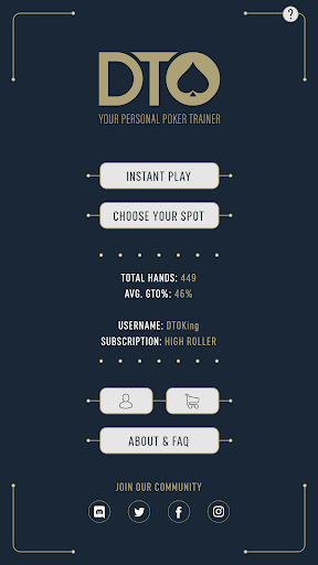 DTO Poker - Your GTO MTT Poker Trainer screenshots 2