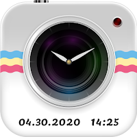 Timestamp camera: DateTime location stamp on photo