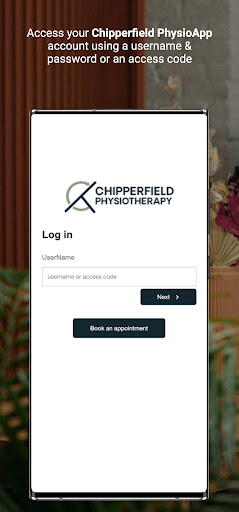 Android application Chipperfield PhysioApp screenshort