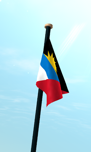 Antigua and Barbuda Flag 3D Screen 3
