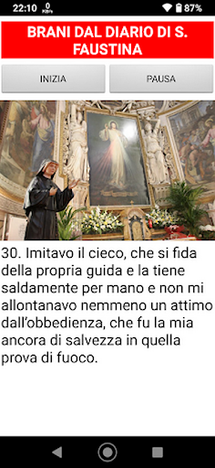 Dal diario di S. Faustina Screen 2