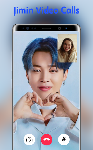 Call Jimin, Fake Video Call Screen 2