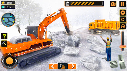 Snow Heavy Construction Game 2.0 screenshots 1