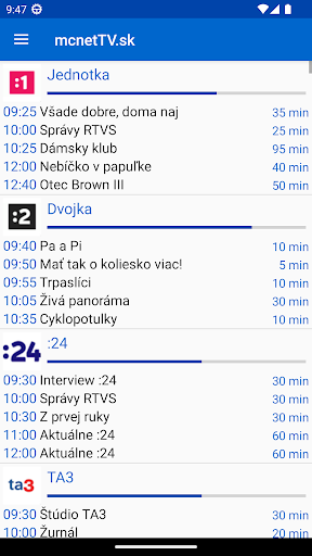 mcnetTV.sk Screen 2