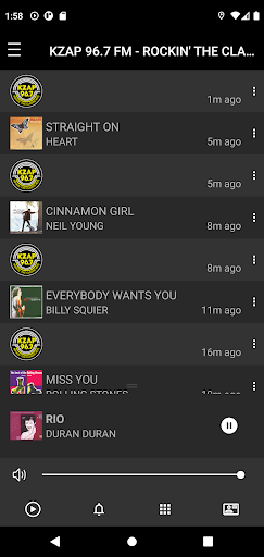 KZAP 96.7 Screen 3