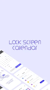 LockScreen Calendar-Cronograma