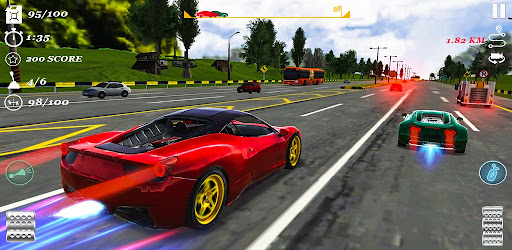 Extreme Fly Car Racing Games
