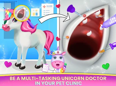 Dr. Unicorn Clinic Girl Games
