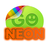 Orange Neon theme GO SMS Pro icon