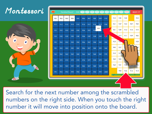 Count to 1000 - Montessori Mat Screen 3