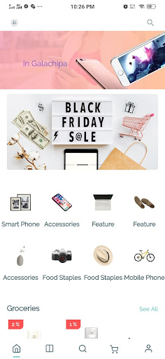 GbaaZar Online Shopping Screen 2