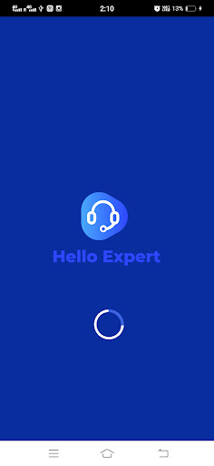 Android application Hello Expert screenshort