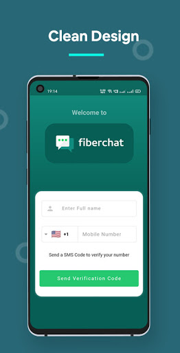 Android application Fiberchat - Calls, Chat app screenshort