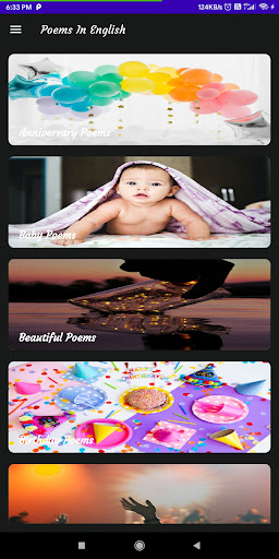Poems For All Occasions Screen 2