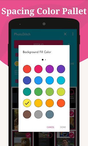 PhotoStitch: Add Multiple Pics Screen 3