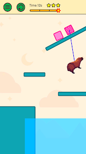 Capybara Swing - Puzzle Game